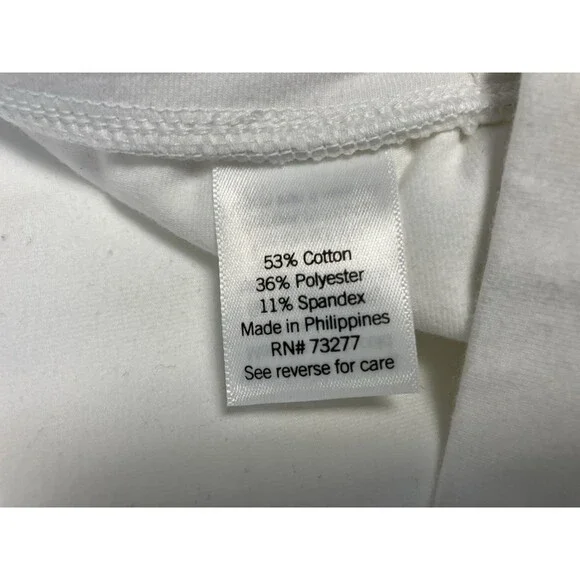 Croft & Barrow Womens Petite XL Skimmer White Bermuda Shorts NWT - Picture 4 of 8